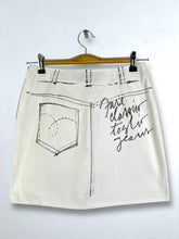 Load image into Gallery viewer, MOSCHINO Jeans Handwritten Mini Skirt GTMP138
