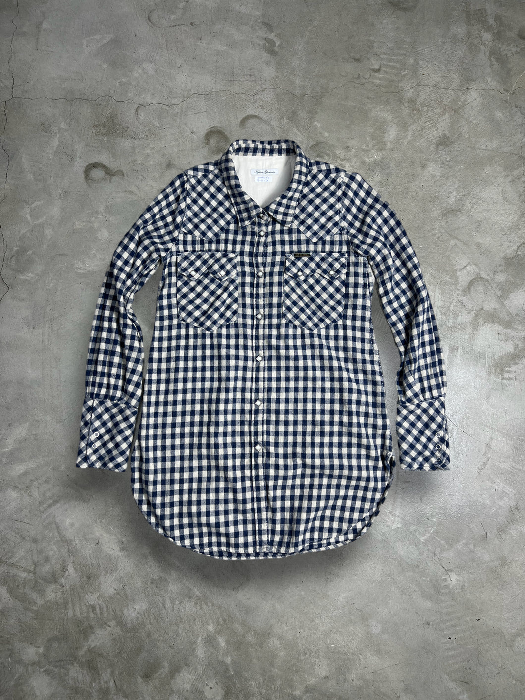 HYSTERIC GLAMOUR Pearl Snap Plaid Shirt (Free) GTMPT673