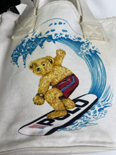 Load image into Gallery viewer, Polo Ralph Lauren Bear Surf Tote Bag
