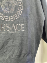 Load image into Gallery viewer, Vintage VERSACE Box Logo Embroidery Knit Sweater GTMP150
