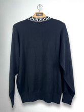 Load image into Gallery viewer, Vintage VERSACE Box Logo Embroidery Knit Sweater GTMP150
