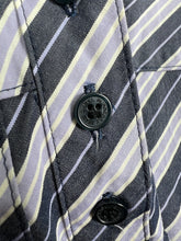 Load image into Gallery viewer, Burberry Blue Label Striped Sleeveless Shirt (36) GTMP148
