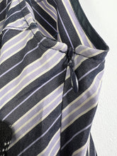 Load image into Gallery viewer, Burberry Blue Label Striped Sleeveless Shirt (36) GTMP148
