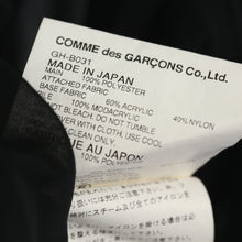 Load image into Gallery viewer, COMME DES GARÇONS Faux Fur Trim Sheer Shirt
