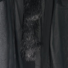 Load image into Gallery viewer, COMME DES GARÇONS Faux Fur Trim Sheer Shirt
