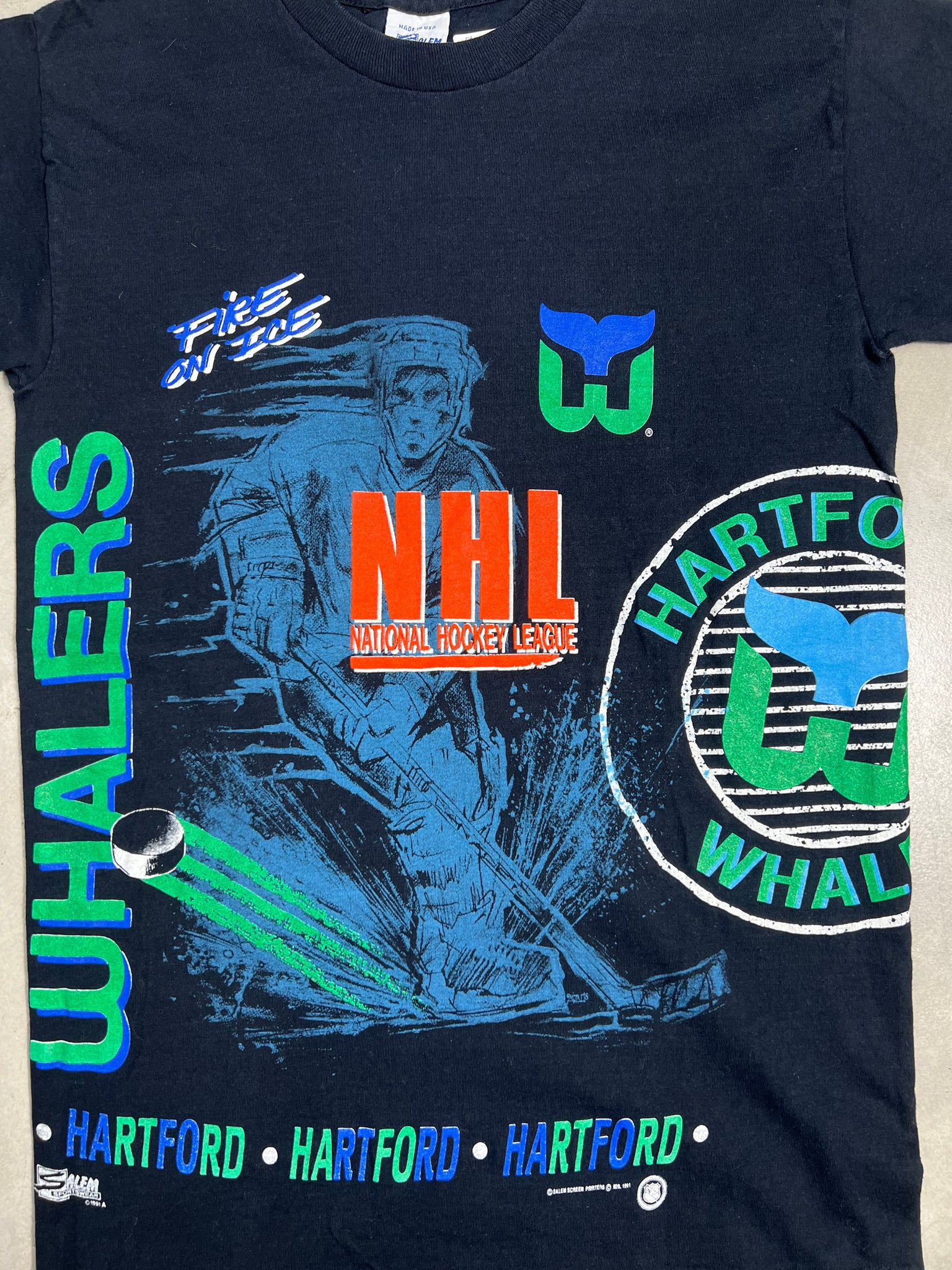 Vintage Hartford Whalers Hockey Jersey (1990s) 