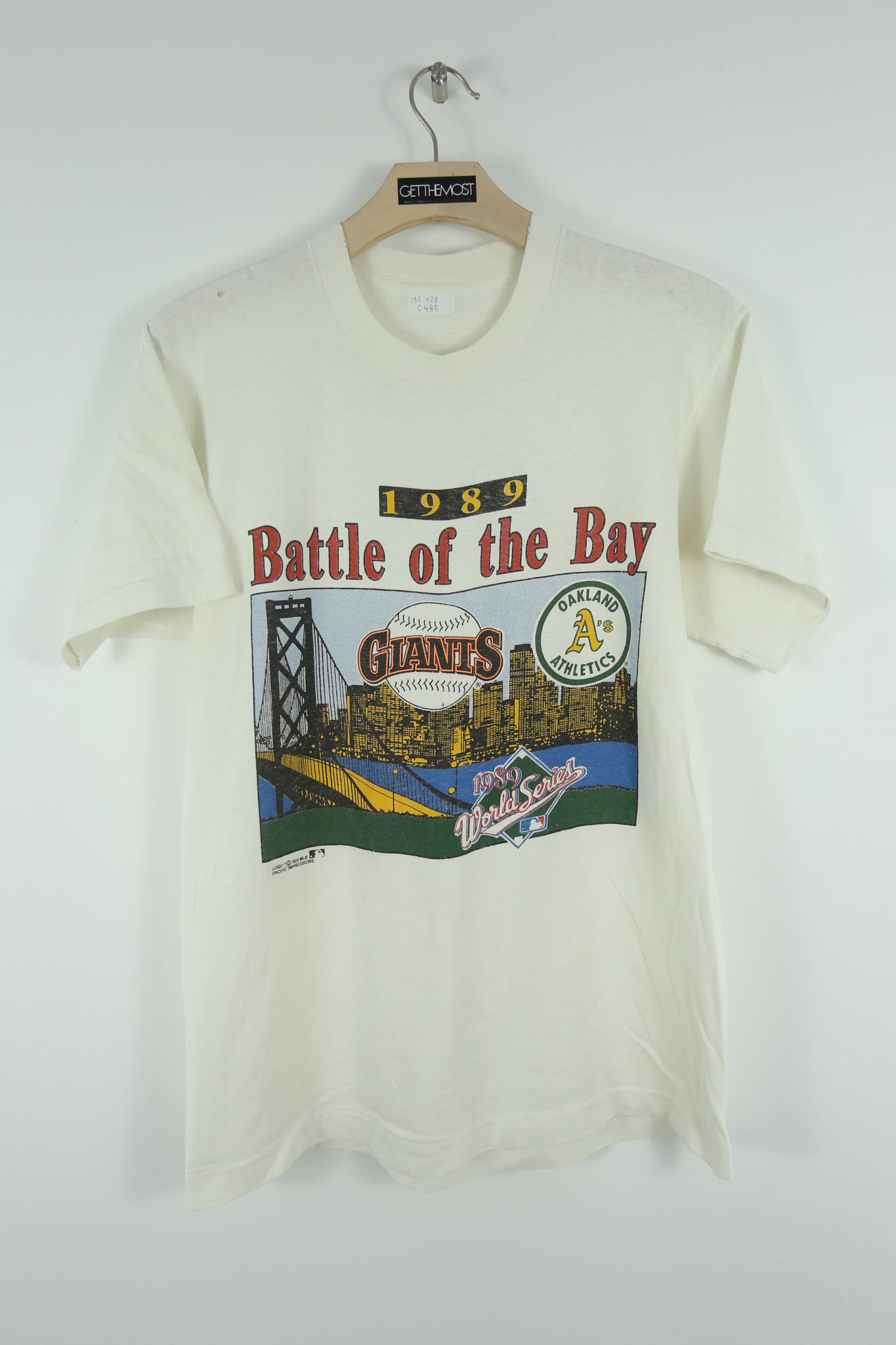 Vintage 90s MLB 1989 Battle Of The Bay World Series t shirt