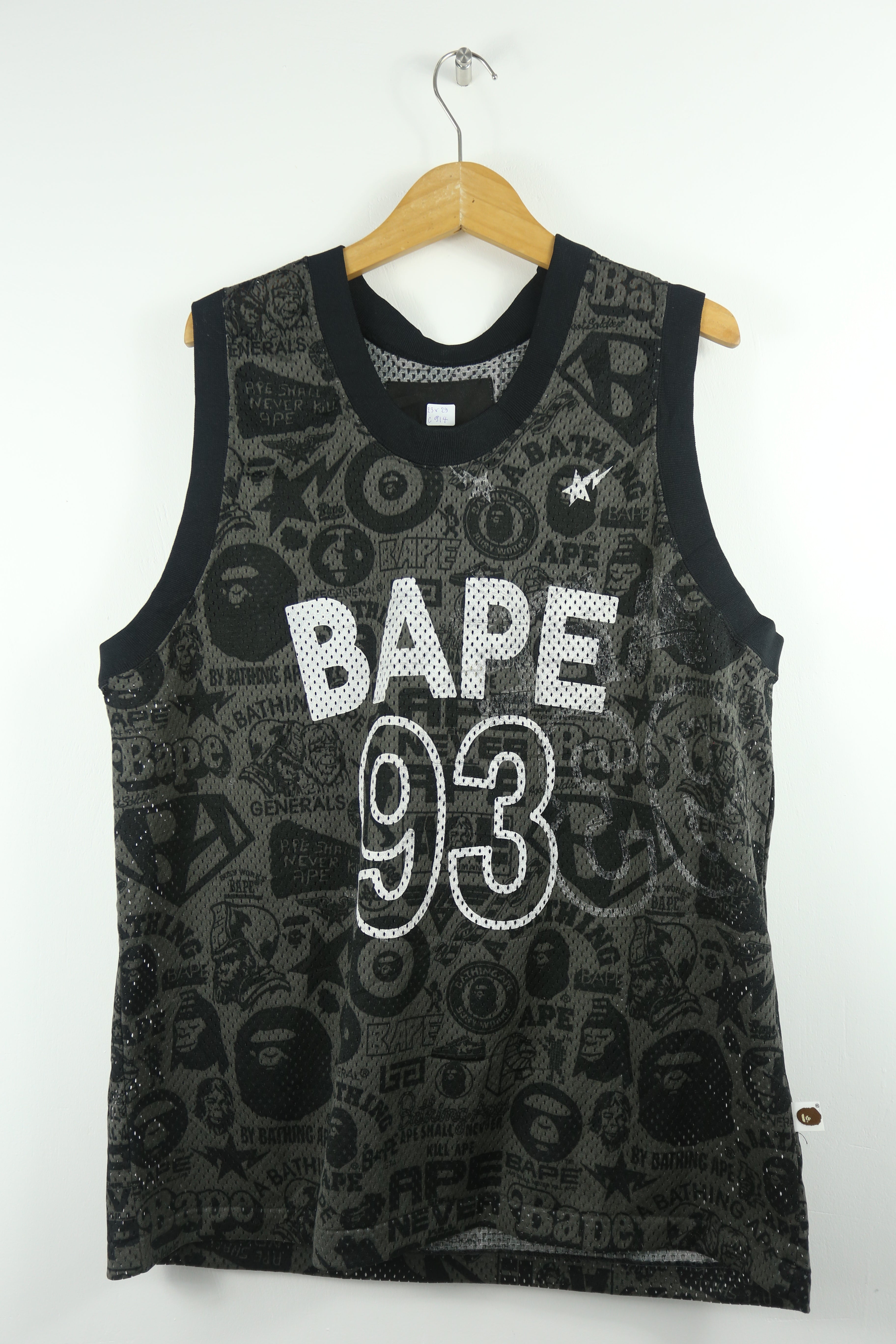 Vintage A Bathing ape 93 Jersey BASKETBALL COLLECTION (L) GTMC914